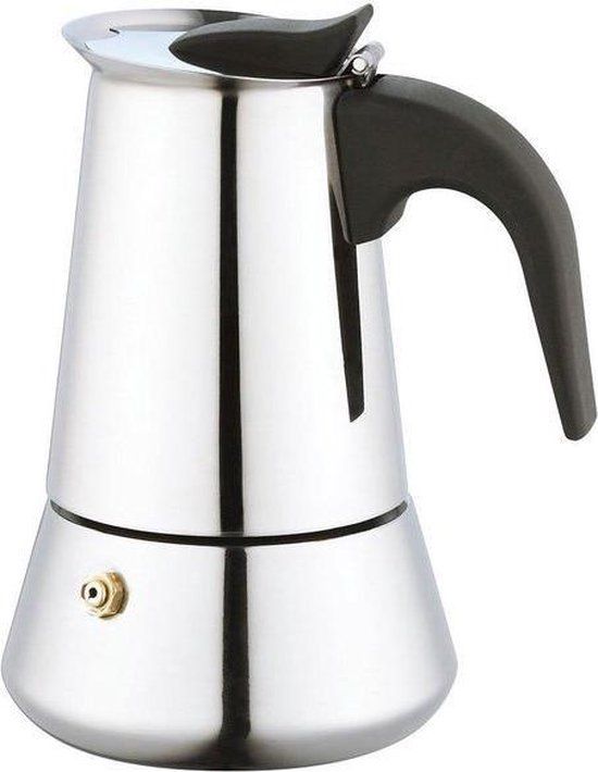 Hakal Line Percolator - Espresso Maker - 6 Cups - Stainless Steel - Induction Compatible