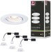 Paulmann Nova LED Inbouwspot Mini - Set van 3 - Wit Mat - Zwenkbaar - 2700K