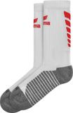 Erima Six Wings Trainingssokken - Wit / Rood | Maat: 39-42