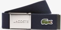 Lacoste Heren Kledingriem - Navy Blue - 110cm
