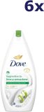Dove Douchegel Fresh Sensation 450 ml - 6 stuks
