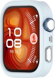 Wigento Huawei Siliconen beschermhoes voor de Huawei Watch Fit 4, halfomsluitend, in lichtblauw