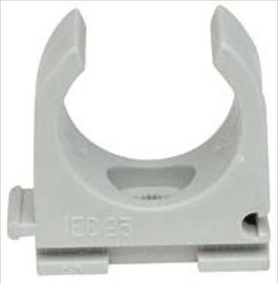 JSL GSV Veerklem 25mm Grijs Thermoplastic Elastomeer 50 Stuks