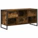 vidaXL TV Kast 100 x 36 x 49,5 cm Rook Eik Bewerkt hout
