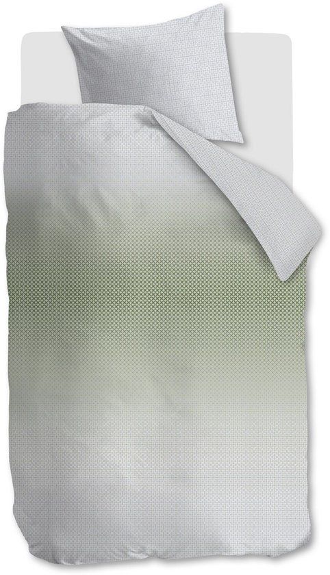 Beddinghouse Nadine dekbedovertrek - Eenpersoons - 140 x 200/220 cm - Groen