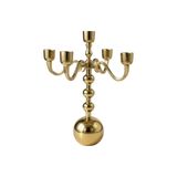 Mansion atmosphere Kandelaar goud 5 armen 35cm