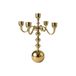 Mansion atmosphere Kandelaar goud 5 armen 35cm