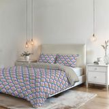 Fantasy Zig Zag microvezel beddengoedset voor tweepersoonsbed