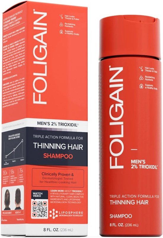 FOLIGAIN Anti-Haaruitval Shampoo voor Mannen - 236 ml