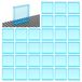Briques Transparent Bleu 30 pièces Kit de construction pour Enfants