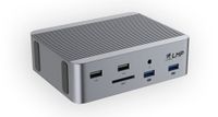LMP USB4 SuperDock 2 40000 Mbit/s Grijs