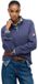 Superdry - Slouchy Cable Halve Rits Trui - Dames - Sweaters