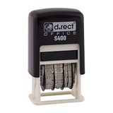 D.RECT ISO S400 Datumstempel Klein, Zelf te Ontwerpen Kantooraccessoires
