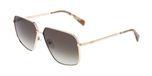Liu Jo LJ162S Medium Gold Piloot Zonnebril Unisex