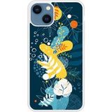 Apple iPhone 13 Sea flowers Verstevigd hoesje met sublimatie bedrukking
