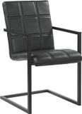VidaXL Eetkamerstoelen 2 stuks zwart