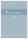 Conquérant Eco notitieblokken, A5, kleine ruitjes, 5 mm, 200 pagina's, geniet, kop, blauwe kaart, 40 stuks