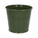 Icecat Pot de fleurs, zinc, vert foncé