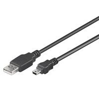 Goobay USB MINI-B 5 pin 1.8m - Zwart