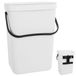 Orion poubelle, 10 litres, blanc, convient pour suspension