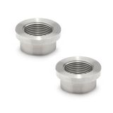 Ganter Normelemente GN 7490-NI-M12X1,5-B roestvrij staal, 2 stuks, fijne schroefdraad M12x1,5, met tailleband