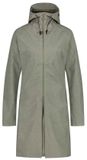 AGU Seq 10K Regenjas Dames – Trenchcoat - 2-in-1 Jas & Poncho – Waterdicht (10.000mm) – Winddicht – Olijfgoren - S