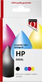 Quantore HP 305XL Zwart + Kleur Inktcartridge | 2 Stuks
