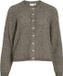 VILA VILORY gebreid vest met ronde hals S Falcon