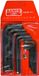 Bahco inbussleutelset Metrisch 2-12 mm, 11-delig