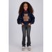 Vingino rechtvallende sweater met print - donkerblauw