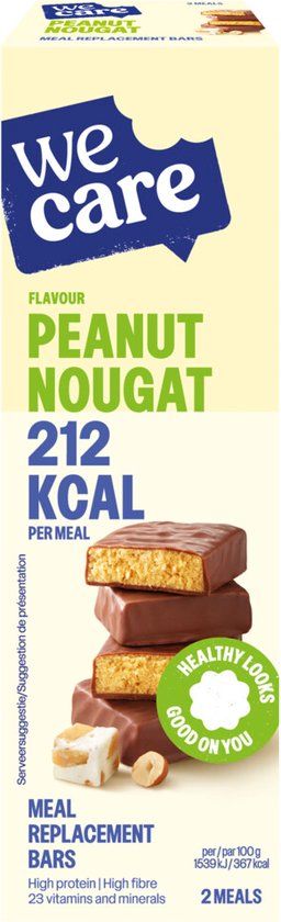 WeCare Meal Replacement Bar Peanut Nougat 116g