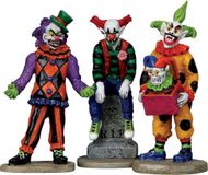 Lemax Evil Sinister Clowns - Set de 3