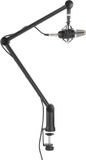 Maclean MC-898 Professionele microfoonstandaard met geïntegreerd kabelmanagement instelbare microfoonarm 3/8 \"- 5/8 inch microfoonzwenkarm tafelbevestiging max. 1 kg