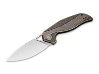 WE Knife Anthropos Brass zakmes, uniseks, goudkleurig, 18,8 cm