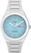 Timex Q Continental Day/Date Quartz Analoog Horloge Zilverkleurig En Blauw Kast Gemaakt Van 100% Roestvrij Staal En Een Armband Van 100% Roestvrij Staal 39 TW2Y35100AJ, TW2Y35200AJ