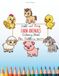 Bold and Easy Farm Animals Coloring Book for Toddlers Ages 2-4