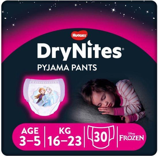 DryNites Luierbroekjes - Meisjes - 3-5 jaar - 30 stuks - Voordeelverpakking