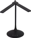 ALBA LED Twin Bureaulamp - Zwart - 2 Koppen - Draadloos - Met Dimfunctie