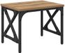vidaXL Printerstand Artisanaal Eiken 40 x 30 x 31 cm Bewerkt Hout