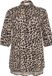 Kaffe Curve Vrouwenblouse Sonna Luipaardprint Loose Fit Viscose 46