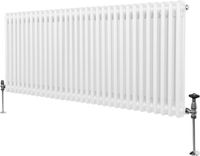 MonsterShop Traditionele 2 kolom radiator - wit - 600x1462mm - 15 jaar garantie