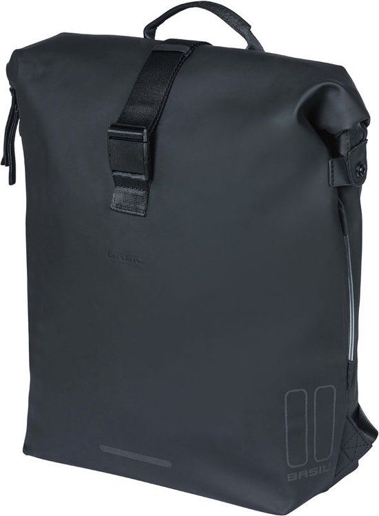 Basil SoHo Nordlicht Single Pannier - 17L - Black - Adult