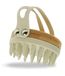 Fantasia Hoofdmassageborstel: shampoo borstel voor perfecte douchehoofdmassage – grijze peeling borstel – vermindert roos – massageborstel