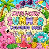 Cute & Cozy Summer Coloring Book