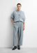 Comma Broek Lichtgrijs Regular Fit Polyester