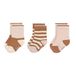 LÄSSIG Unisex kinder- en babysokken set van 3 / roze karamel maat 19-22
