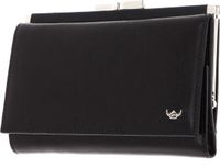 Golden Head Leren portemonnee Colorado RFID Protect Bügelbörse 2157 Schwarz zwart
