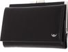 Golden Head Leren portemonnee Colorado RFID Protect Bügelbörse 2157 Schwarz zwart