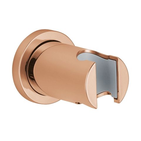 GROHE Rainshower Wandhouder rond - Douchekophouder - Warm sunset (glanzend brons)