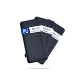 GARDENIX Set van 3 schoenenrekken 71,5 x 34,5 x 3 cm, schoenmat, afdruipmat, schoenenafdruipbak, plantenschaal, schoenenafvoerschaal, schoenenbak met hoge rand